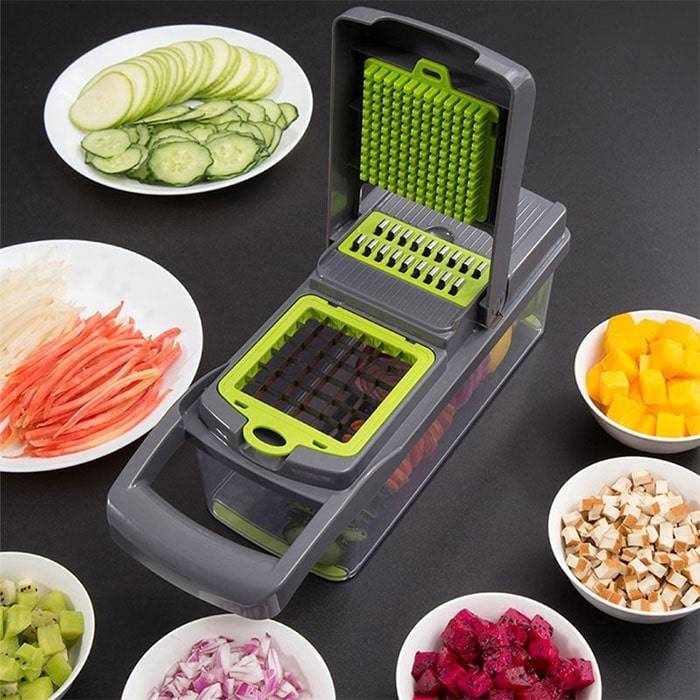 Multifunctional 10-in-1 Vegetable Chopper & Slicer