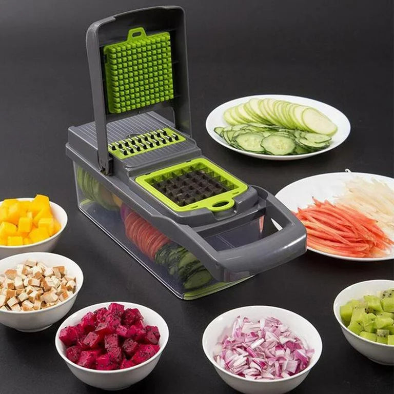 Multifunctional 10-in-1 Vegetable Chopper & Slicer