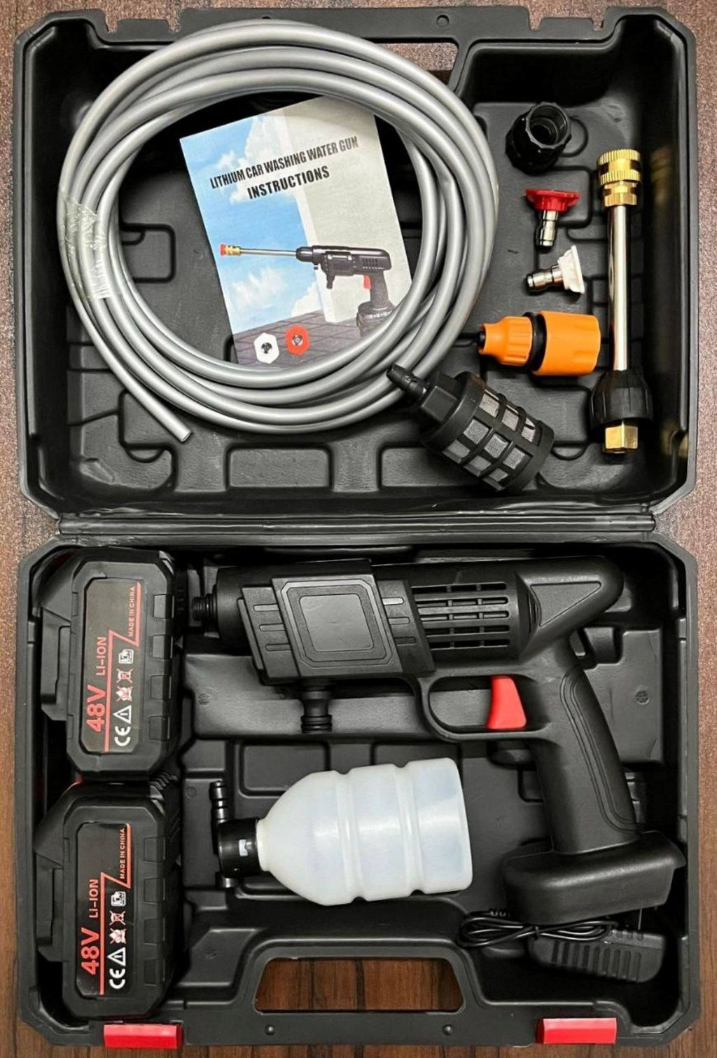 48V Cordless High-Pressure Car Washer Gun