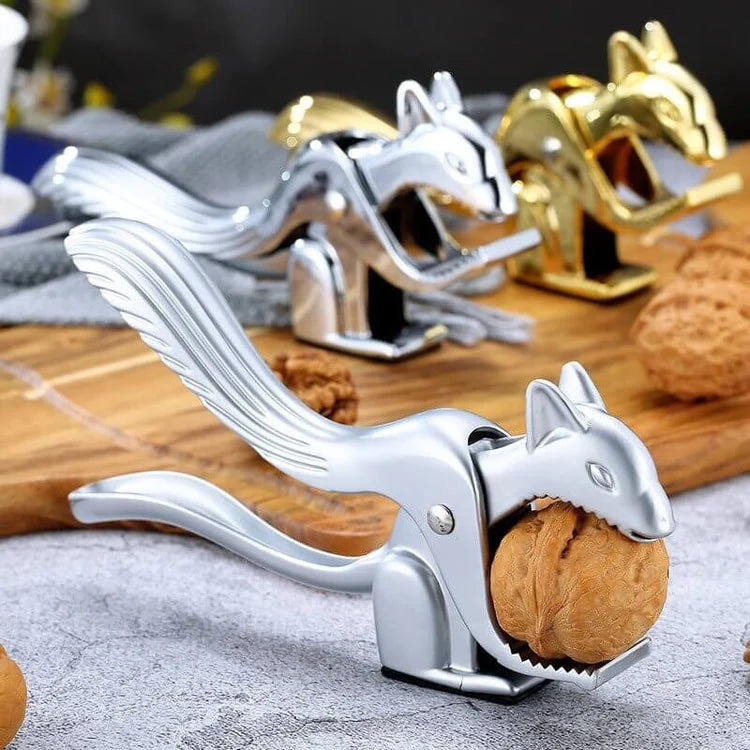 Stainless Steel Squirrel-Shaped Nutcracker
