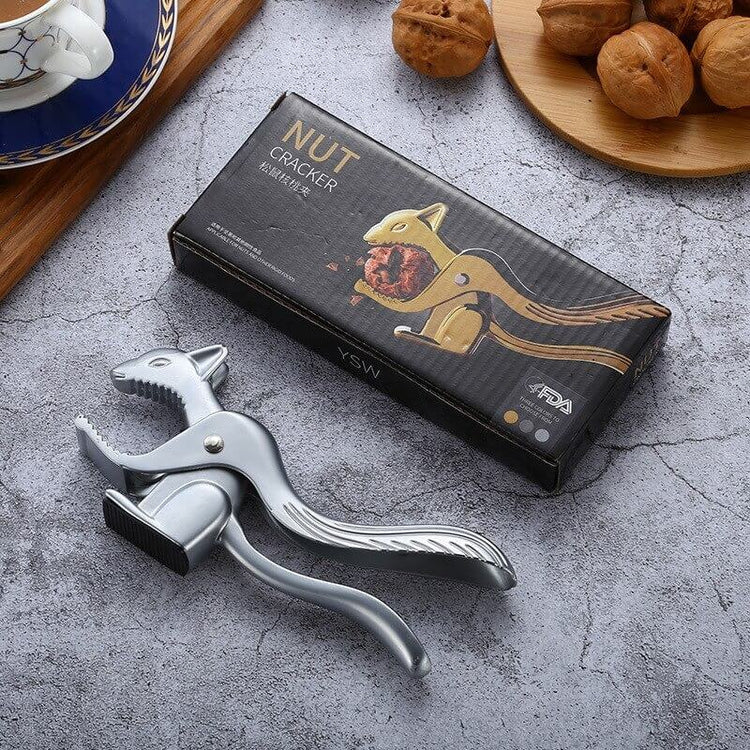 Stainless Steel Squirrel-Shaped Nutcracker