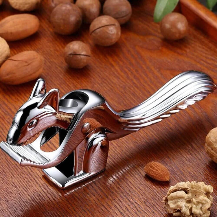 Stainless Steel Squirrel-Shaped Nutcracker