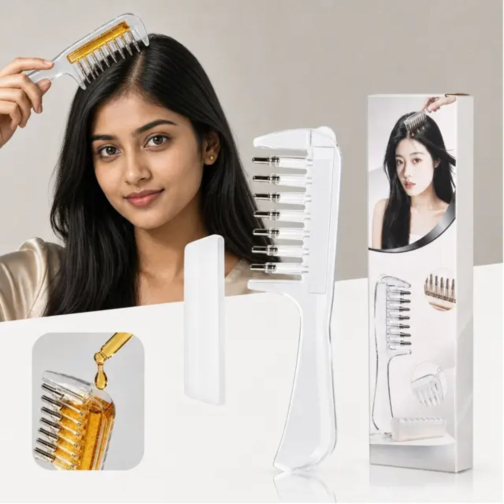 Scalp Oil Applicator Comb with Massage