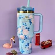 Stanley Floral LoveShack Fancy Tumbler with Handle & Straw